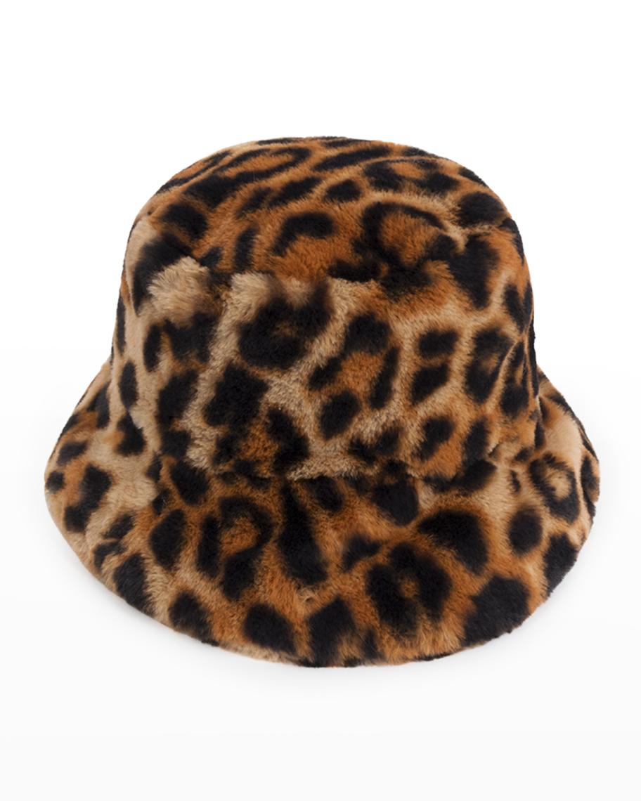 Neiman Marcus Leopard Print Faux Fur Hat Essentiel Antwerp Leopard-Printed Faux Fur Coat | Neiman Marcus main image 3