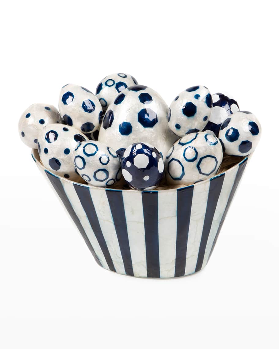 MacKenzie-Childs Royal Easter Egg Capiz Arrangement | Neiman Marcus