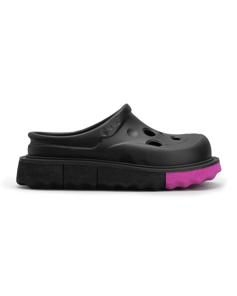 off white sponge sole meteor rubber slides