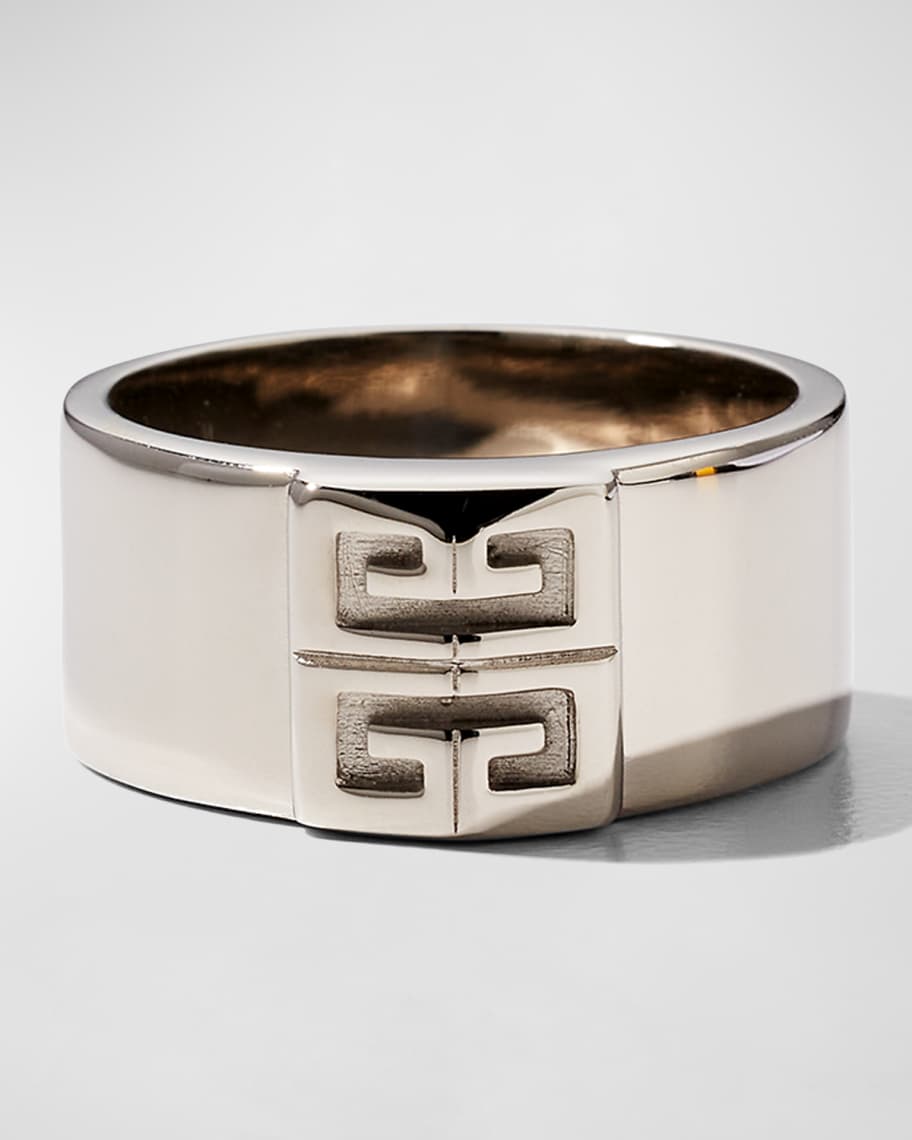 Givenchy Men's 4G Silvery Ring | Neiman Marcus