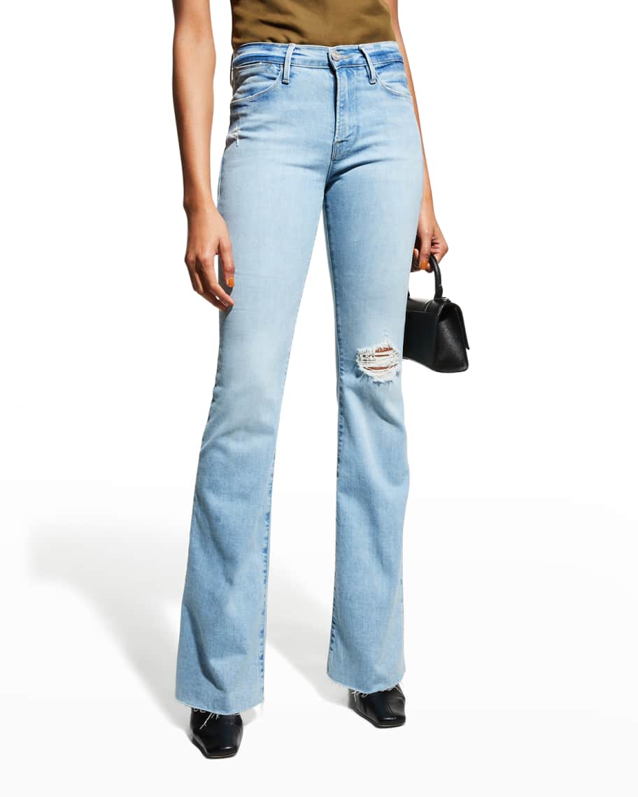 FRAME Le High Flare Degradable Jeans | Neiman Marcus