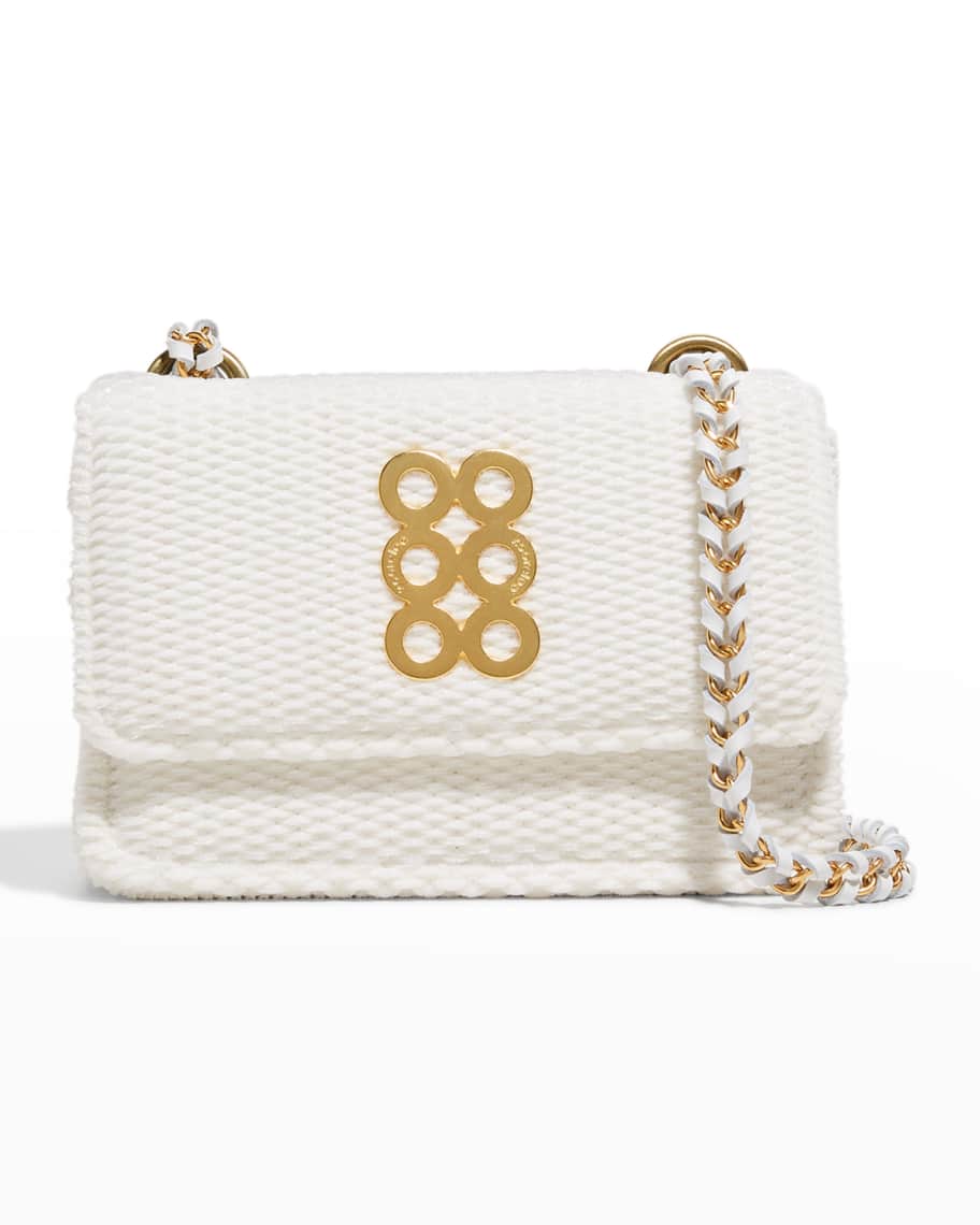 Kooreloo Lucerne Mini Woven Fabric Shoulder Bag Neiman Marcus