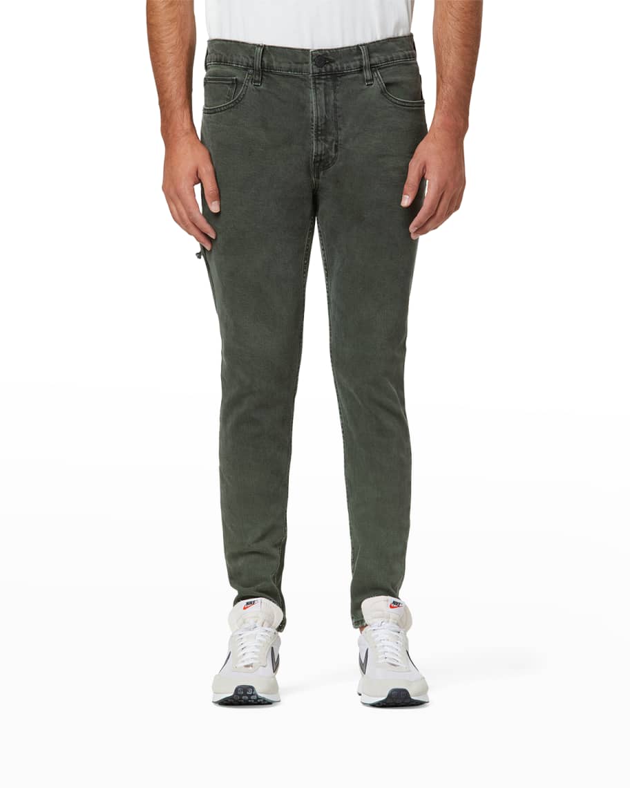 Hudson Men's Zack Skinny Moto Jeans with Zippers | Neiman Marcus