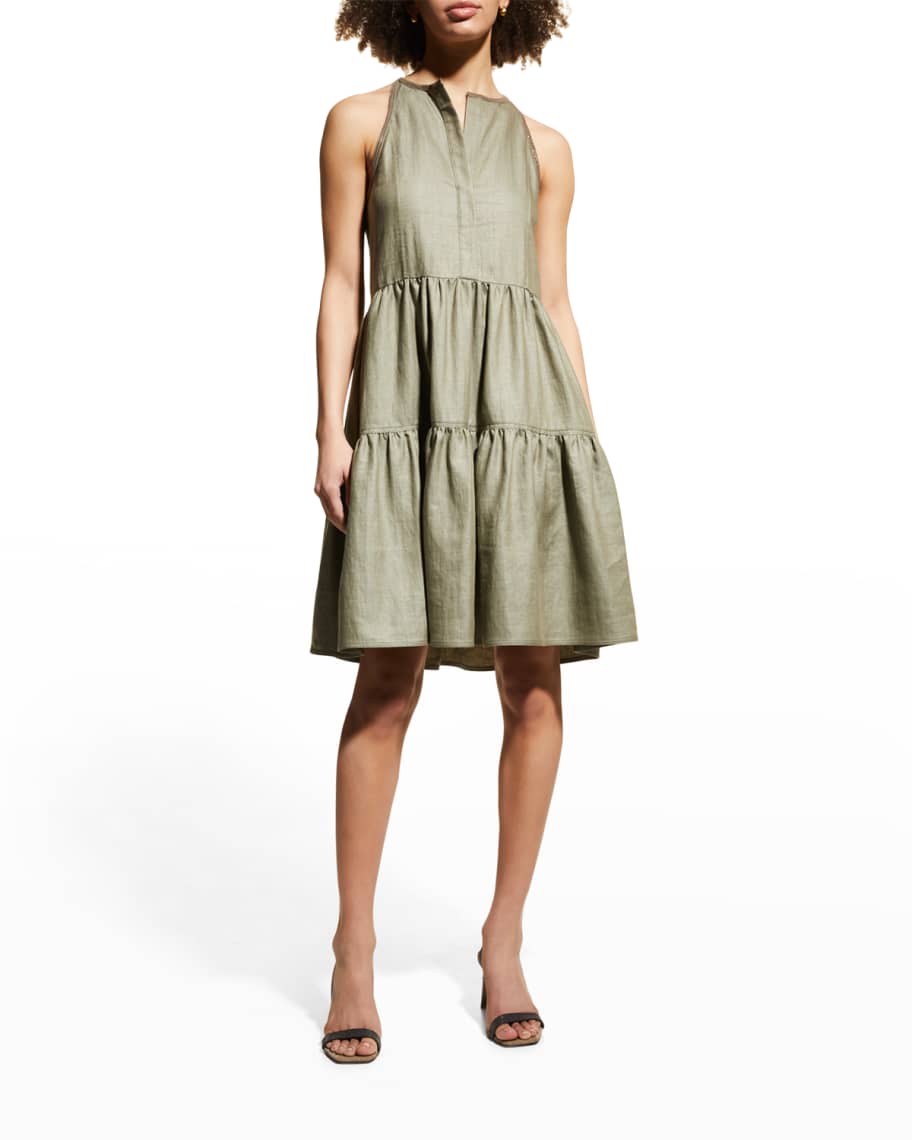 Neiman marcus linen dress outlet