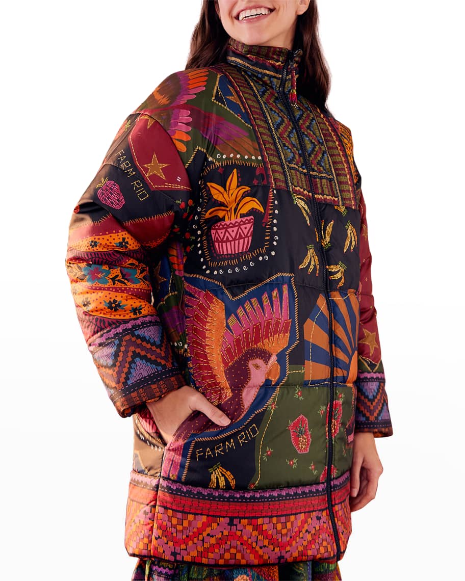 farm rio puffer coat