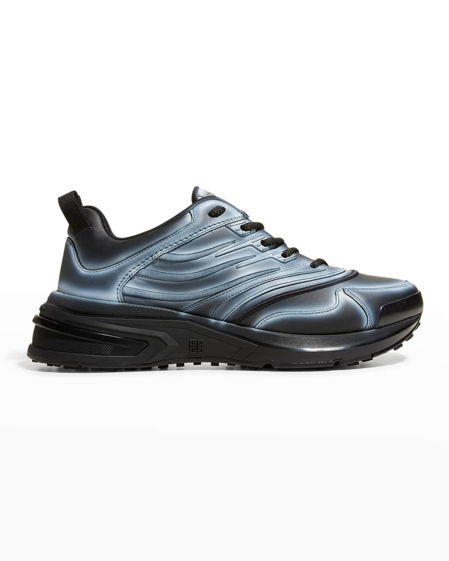 Givenchy Men's GIV 1 Spray Paint Outline Runner Sneakers
