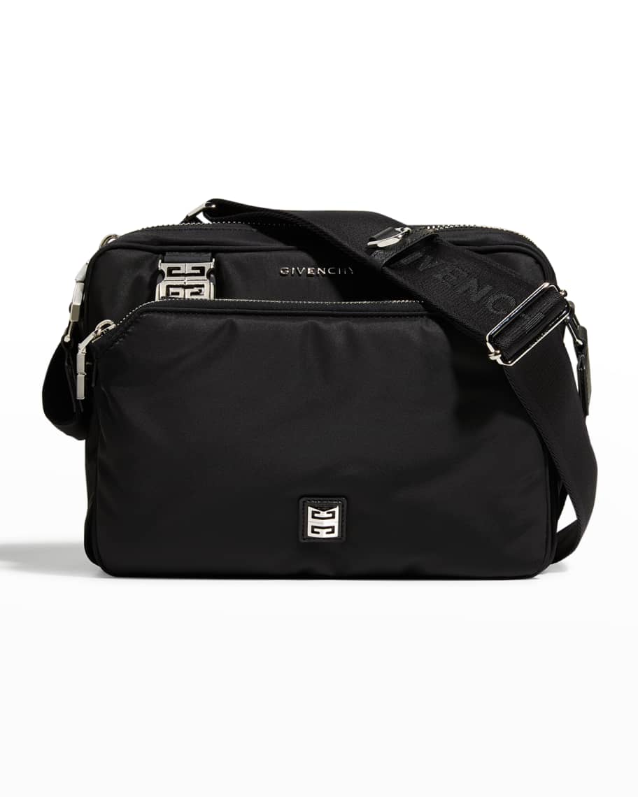 Givenchy Men's 4G Light Messenger Nylon Crossbody Bag Neiman Marcus