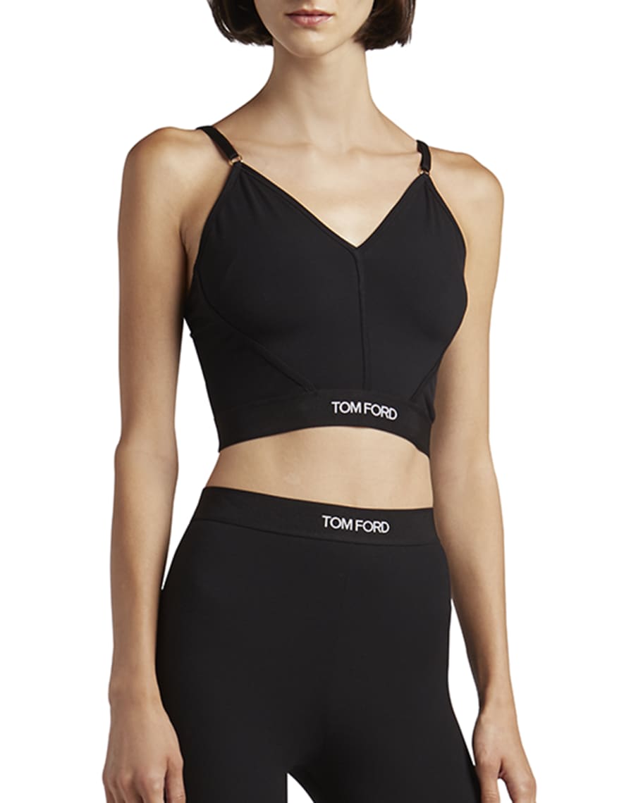 tom ford Triangle bra with logo band available on  -  16723 - GA