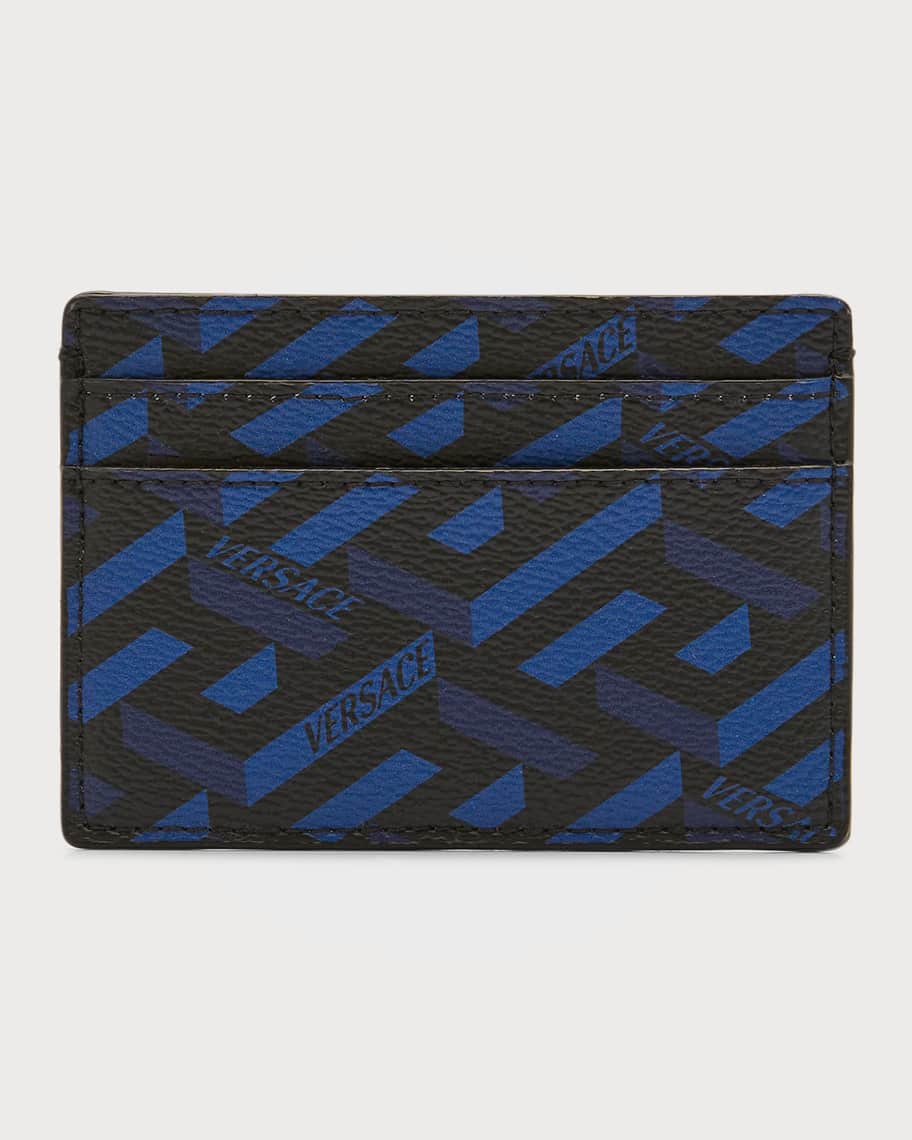 Versace Men's La Greca Card Holder Neiman Marcus
