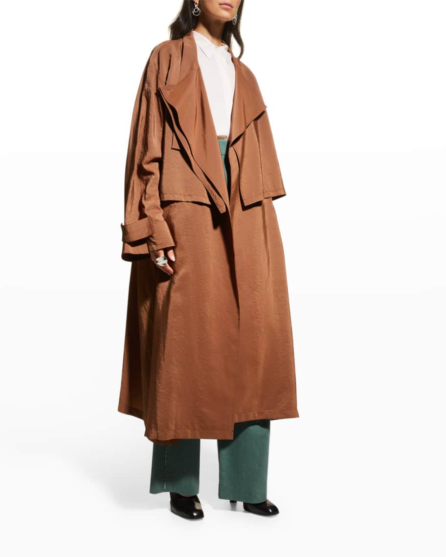 トレンチコート LOW CLASSIC SS25 DOUBLE TRENCH COAT (LW251TC02BE 0269) Low Classic Double Trench Coat In Multicolor | ModeSens