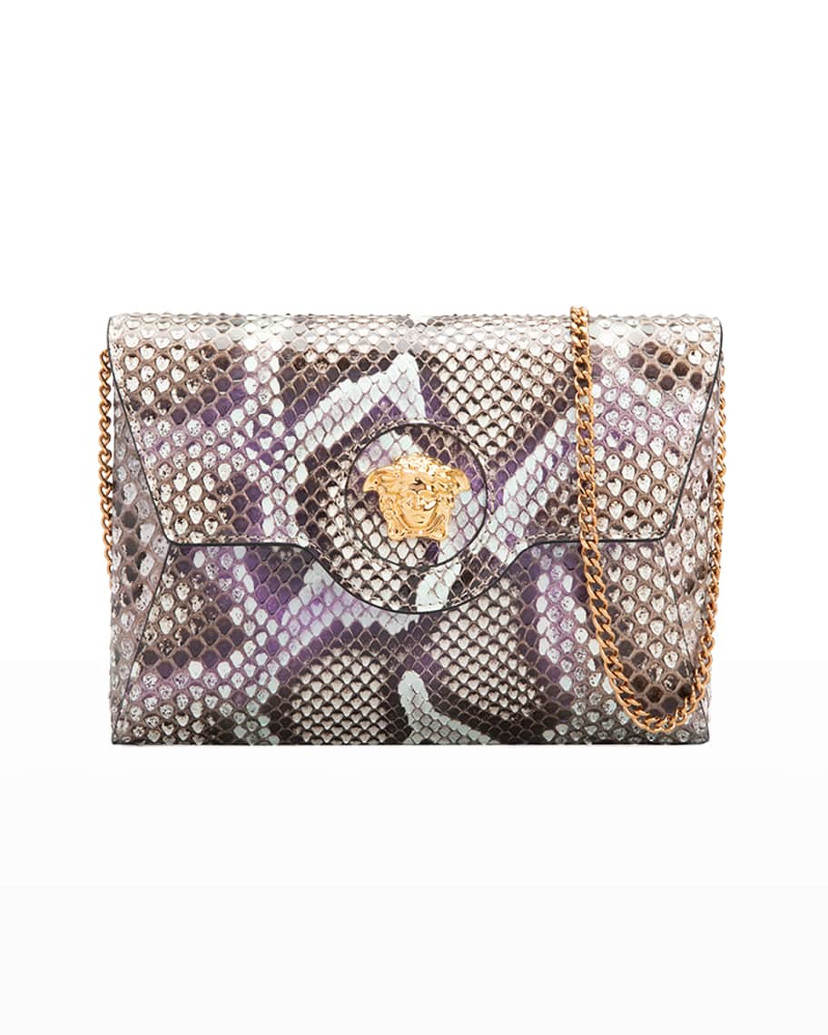 Versace Virtus Python Mini Bag | Neiman Marcus