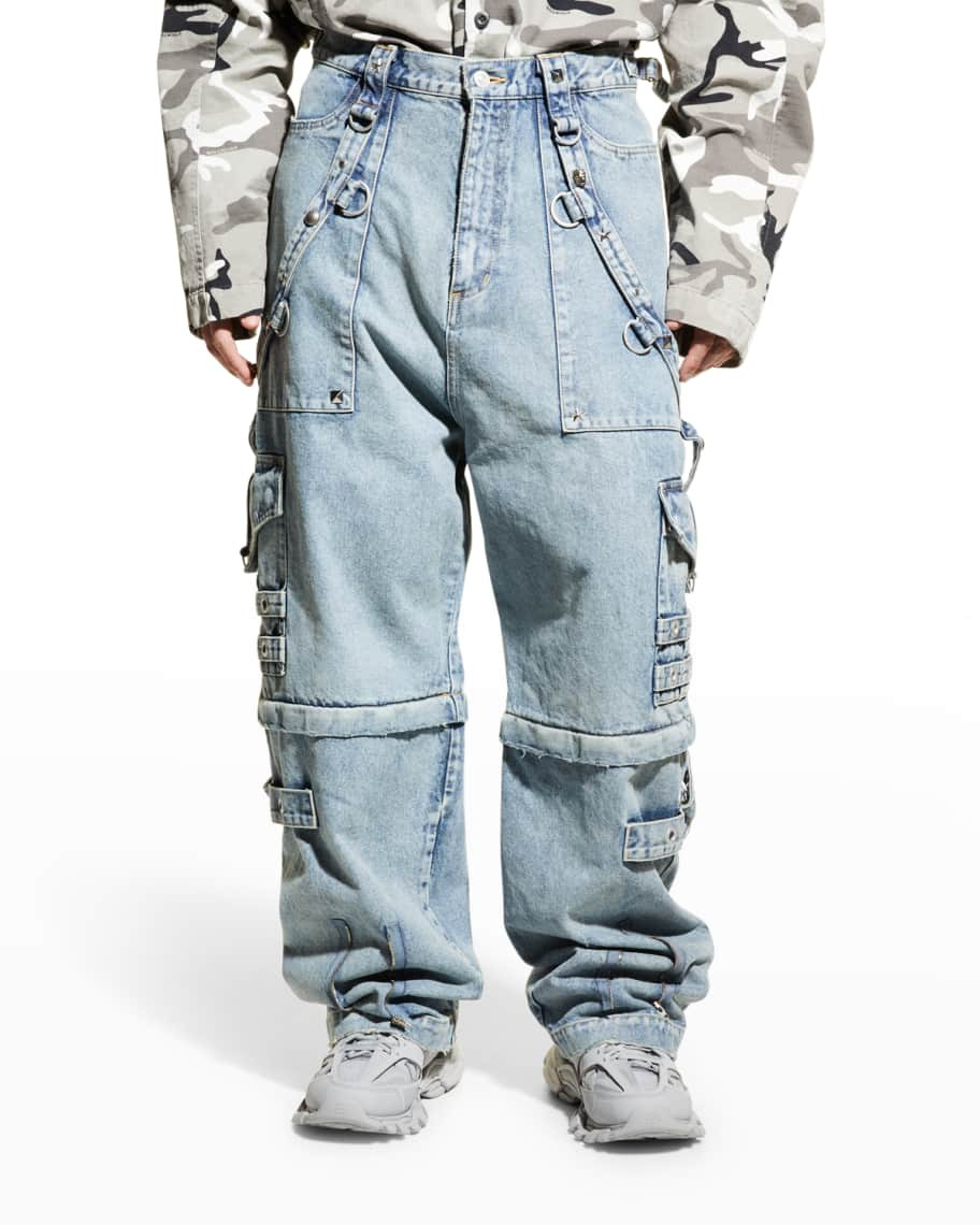 Balenciaga Men's Baggy Denim Pants | Neiman