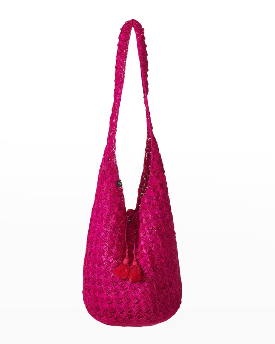 Nannacay Santa Isabel Woven Straw Hobo Bag | Neiman Marcus