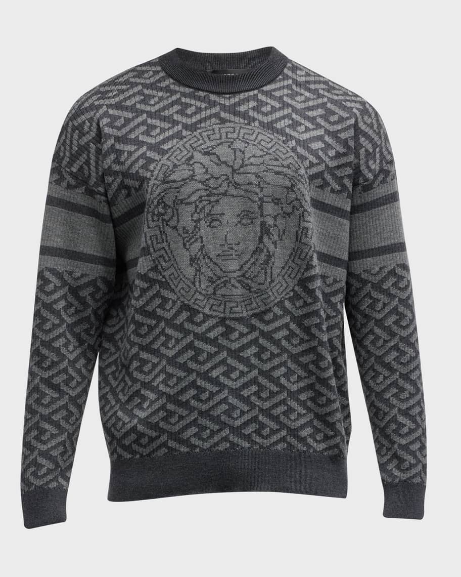 Versace mens sweater discount