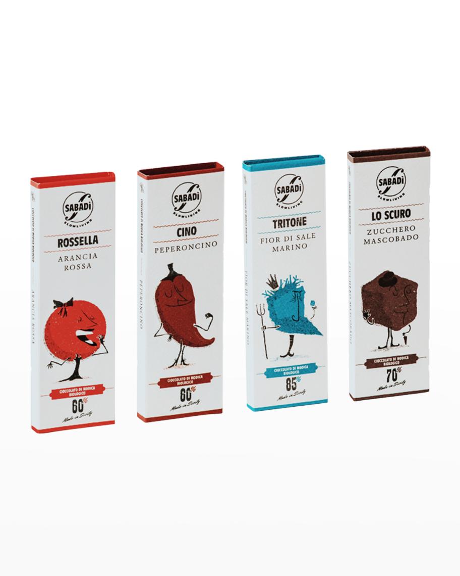 Sabadi Organic Modica Chocolate, Set of 4 | Neiman Marcus