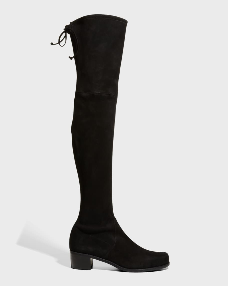 Stuart Weitzman Tieland Suede Over-The-Knee Boots | Neiman Marcus