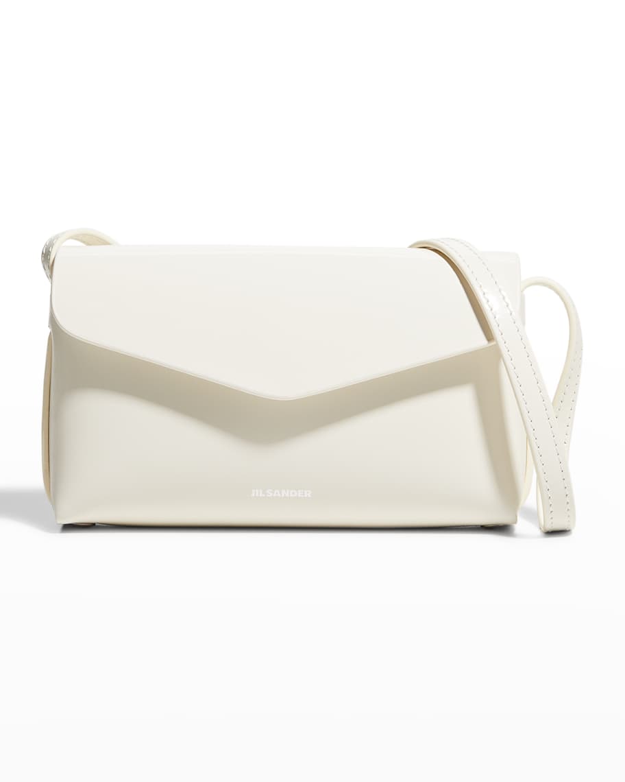 Jil Sander Rivet Envelope Leather Crossbody Bag | Neiman Marcus