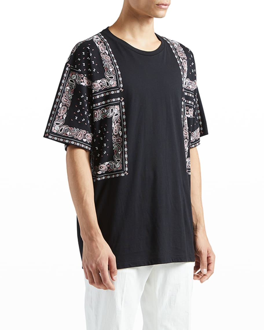 Shop Etro Bandana Print Cotton T-Shirt