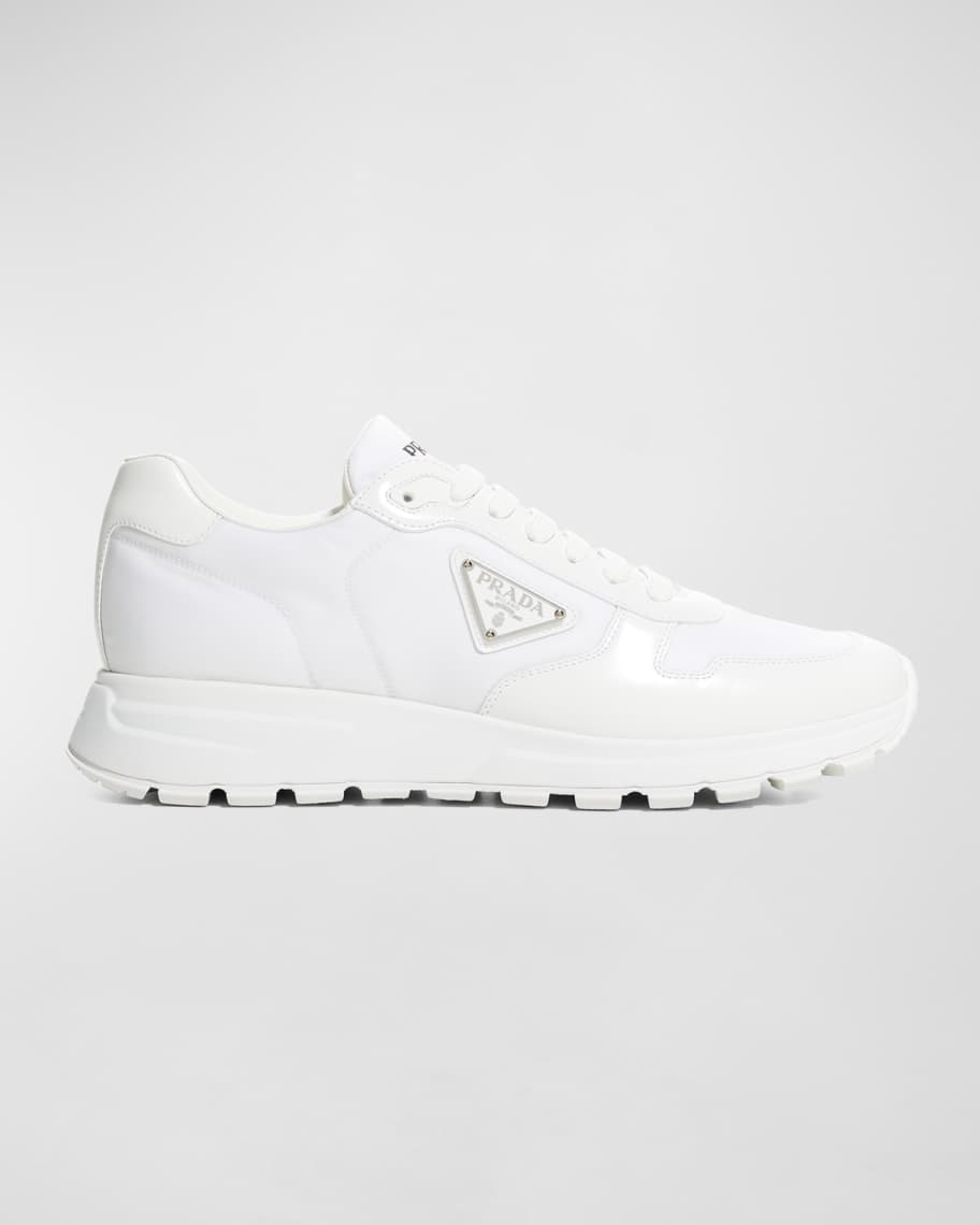 Prada Men's Prax Tonal Low-Top Sneakers | Neiman Marcus