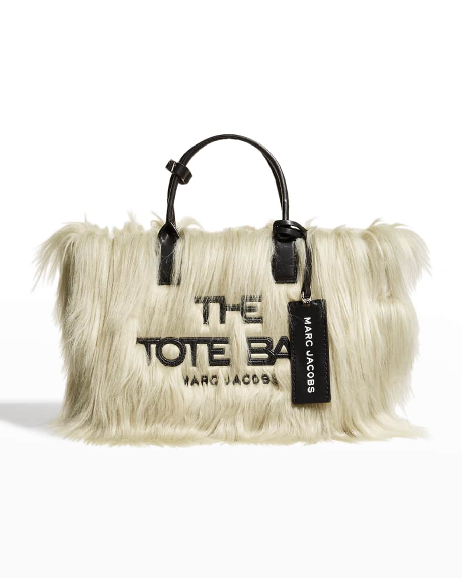 Neiman Marcus Faux Shearling Tote with Assorted Samples, Yours