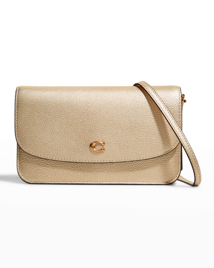 Coach Hayden Metallic Leather Crossbody Bag | Neiman Marcus