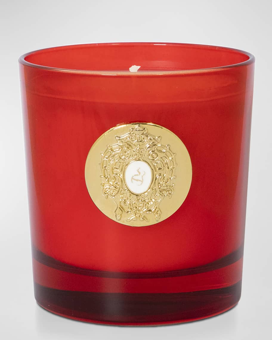 Tiziana Terenzi 8.81 oz. Wirtanen Red Glass Candle | Neiman Marcus
