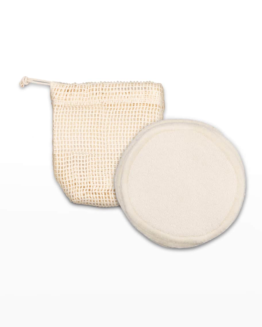undefined | Reusable Organic Cotton Rounds with Organic Cotton Mesh Bag, 10 Pieces