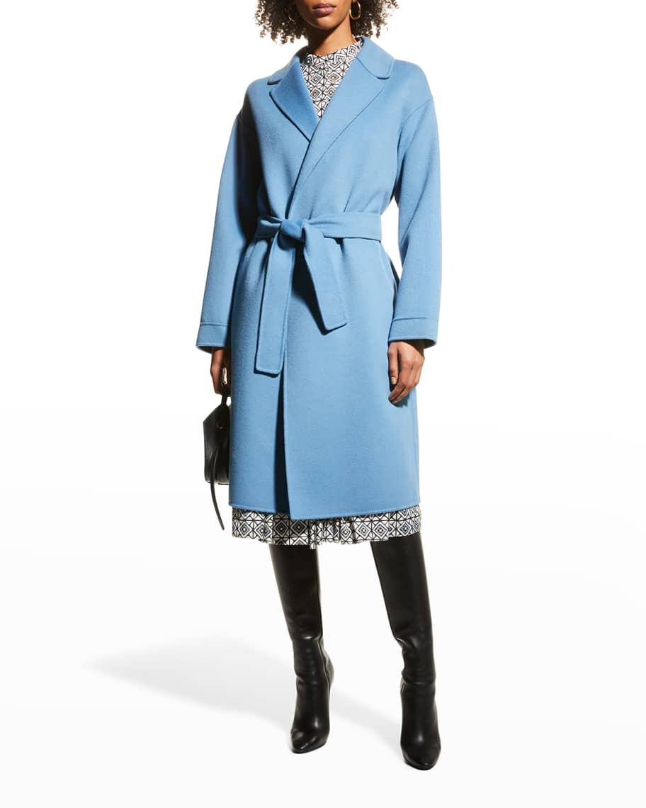 Max Mara Calao canvas trench coat - Blue