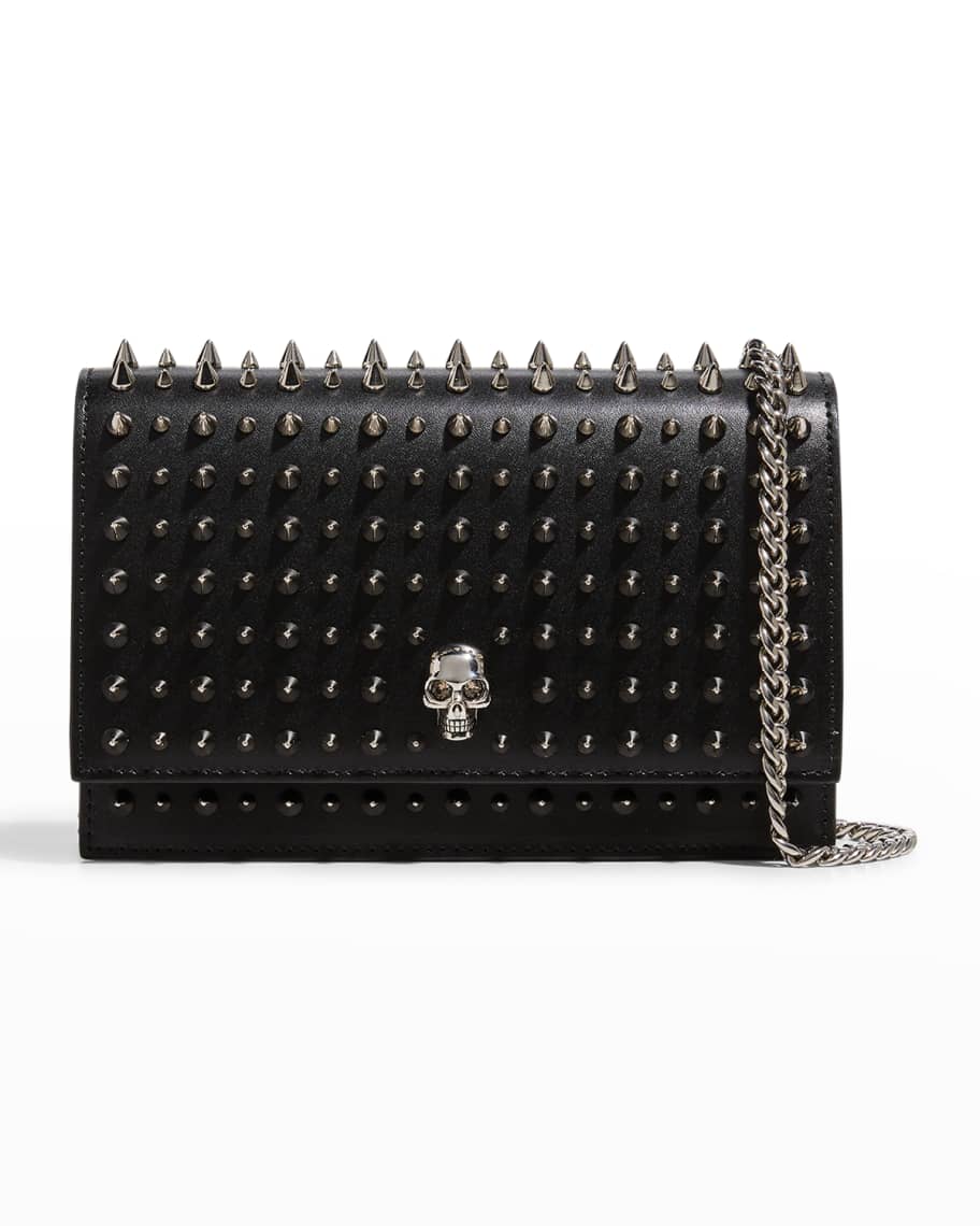 Black spiked purse shop