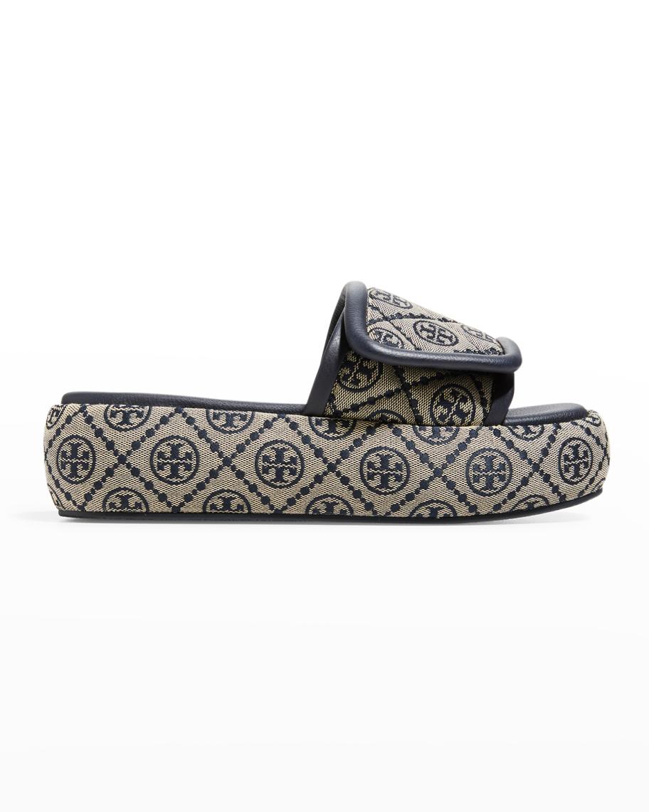 tory burch monogram slides