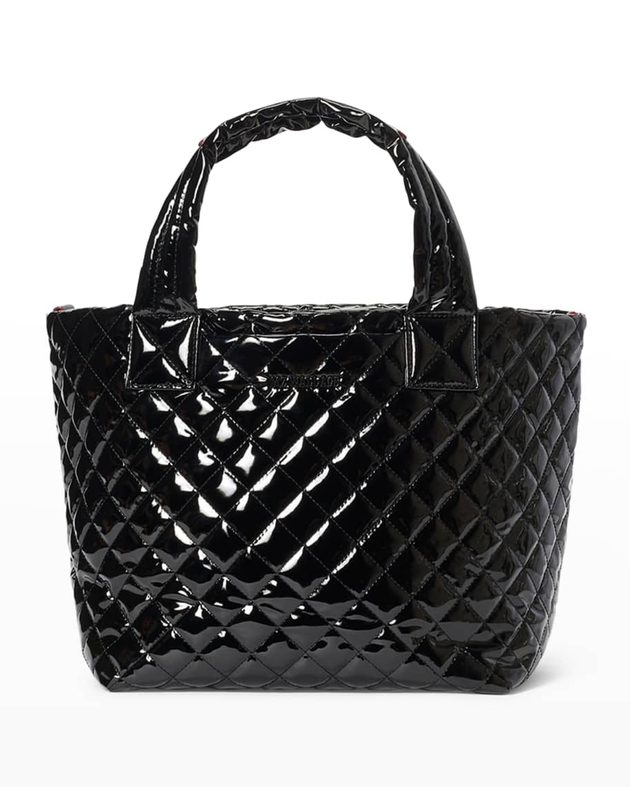 MZ WALLACE Small Metro Deluxe Quilted Patent Tote Bag