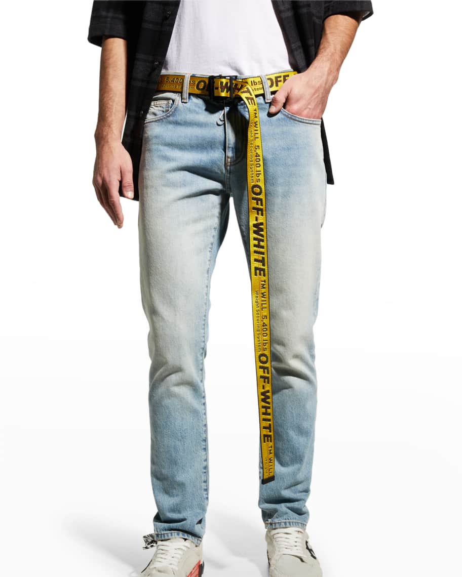 Men s Classic Industrial Web Logo Belt 35mm