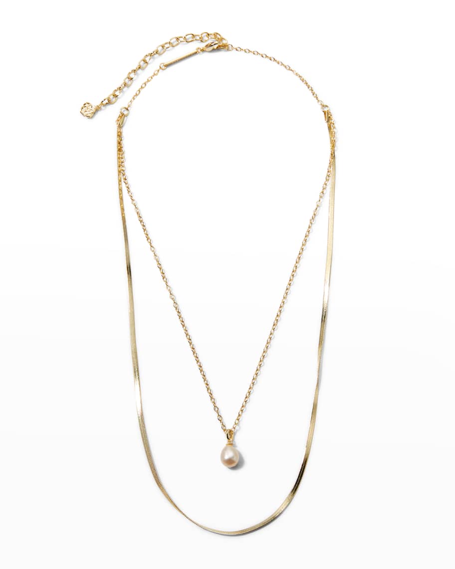 Kendra scott double strand necklace deals
