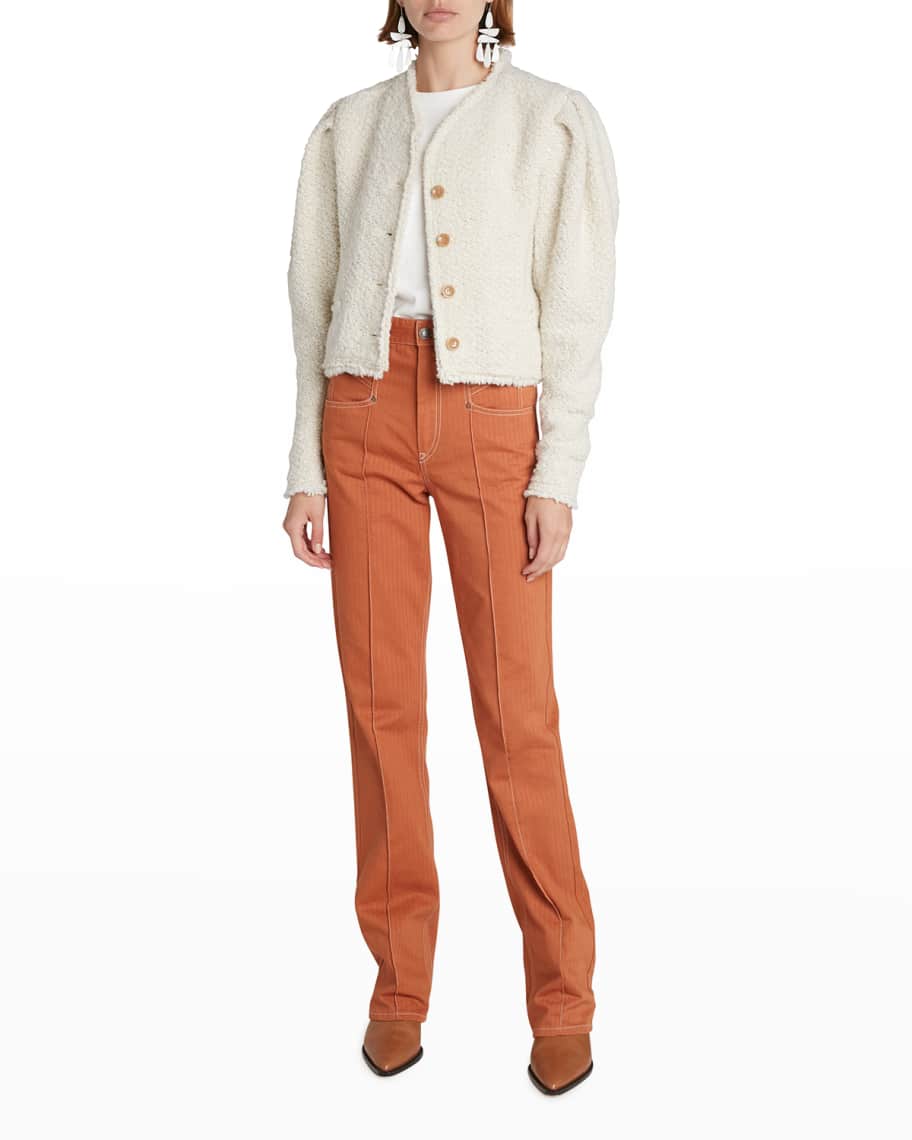 Louis Vuitton 3D Monogram Stripe Accent Pajama Pants White. Size 40