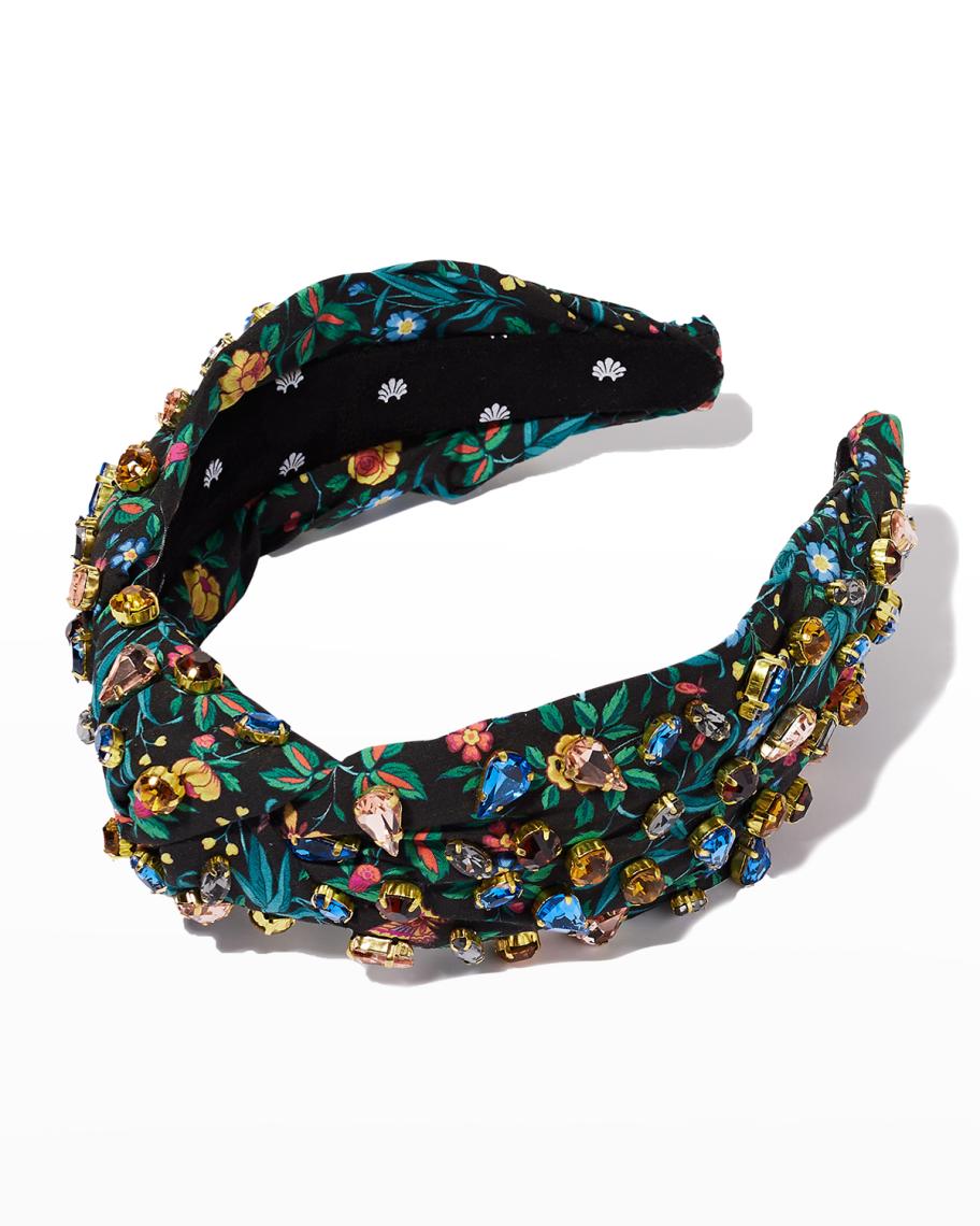 Lele Sadoughi x Liberty of London Floral-Print Embellished  display picture 3