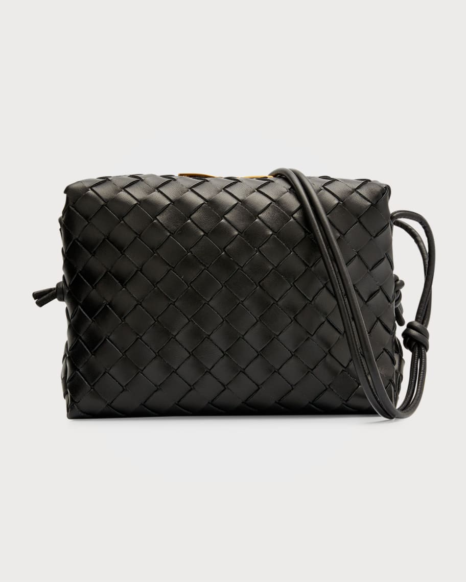 Bottega Veneta Women's Mini Loop Intrecciato Leather Camera Bag - Agate Grey One-Size
