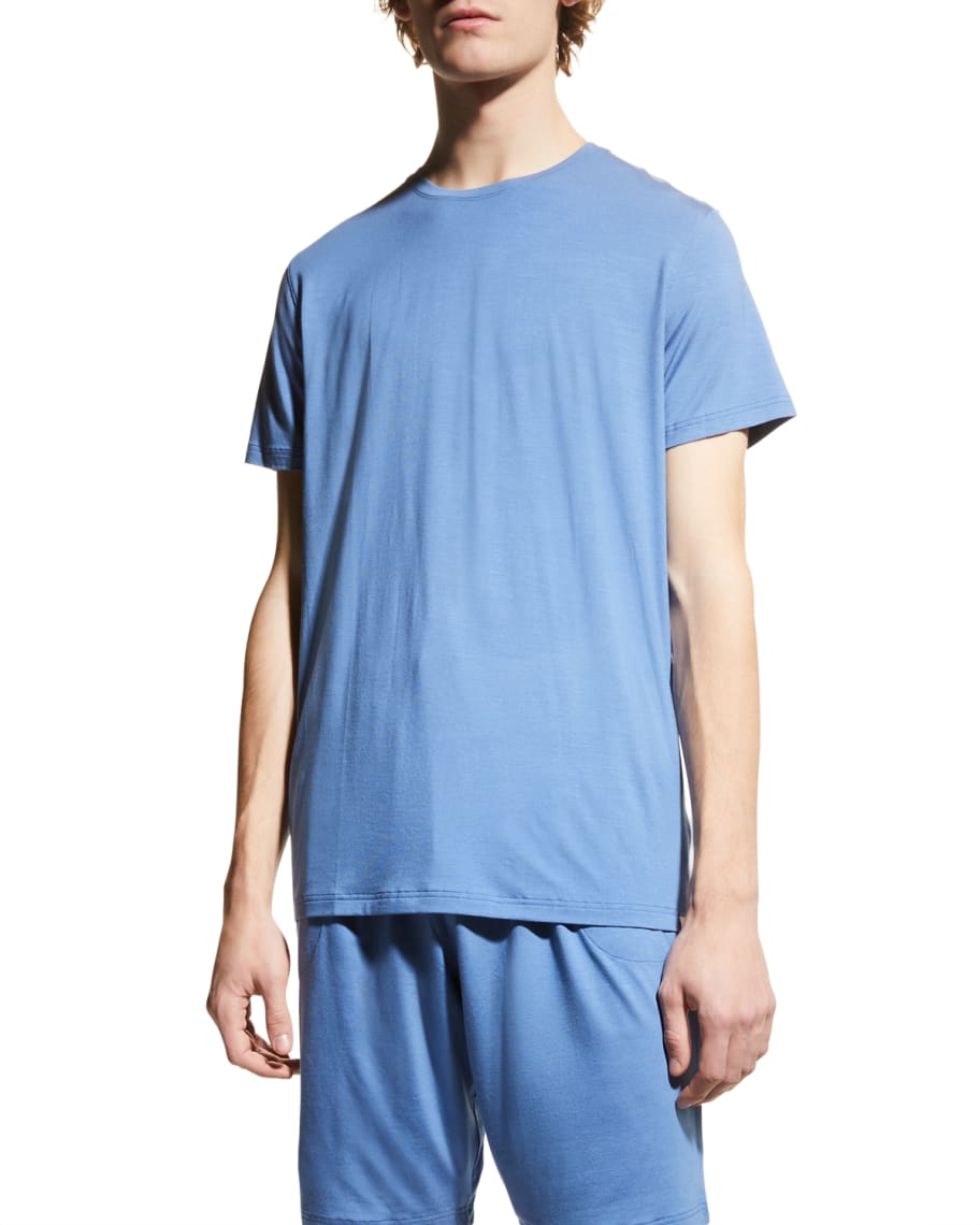 Derek Rose Men's Basel 12 Micro Modal Stretch T-Shirt | Neiman Marcus