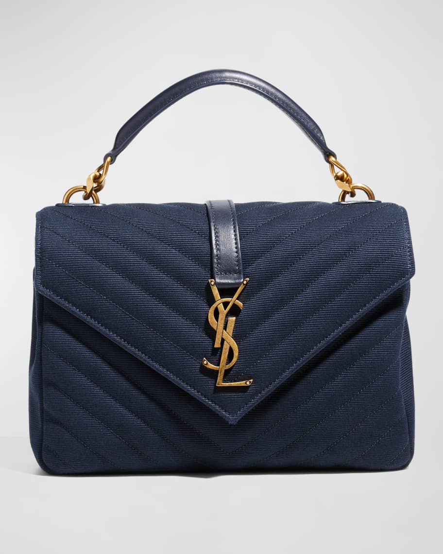 Medium YSL Quilted Flap Shoulder Bag