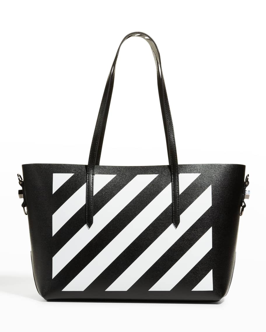 Off-White Binder Striped Shopper Tote Bag