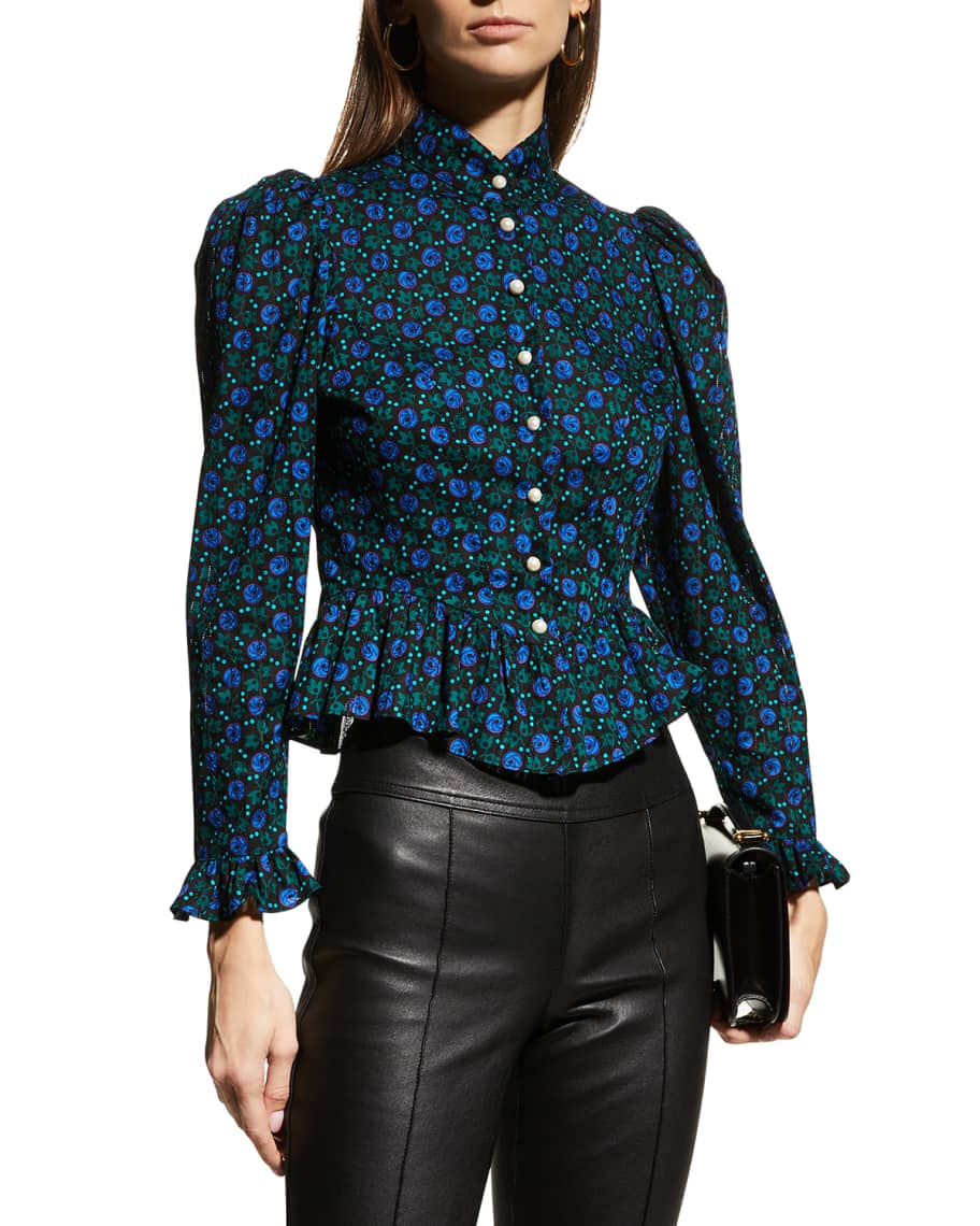 Anna Sui Batsheva x Anna Sui Prairie Top | Neiman Marcus