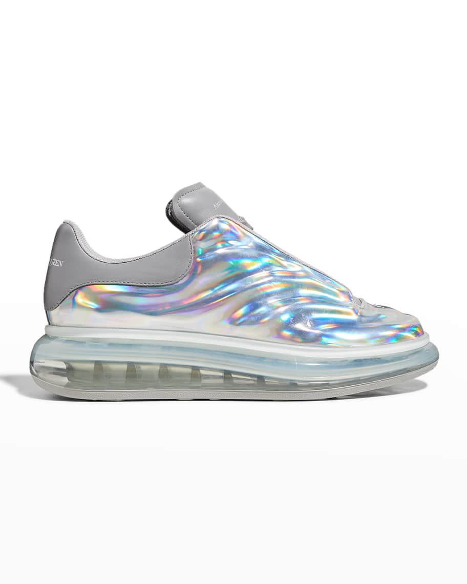 Alexander mcqueen metallic sneakers sale