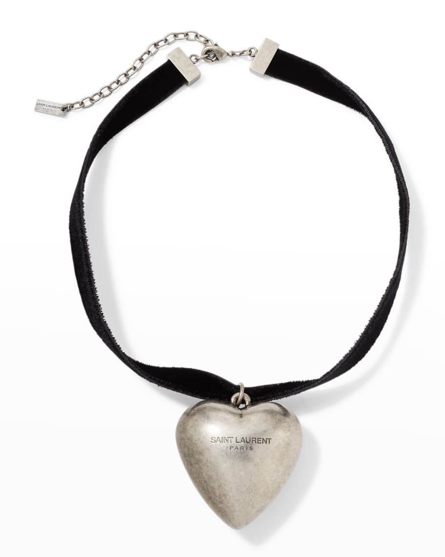 Ysl best sale heart necklace
