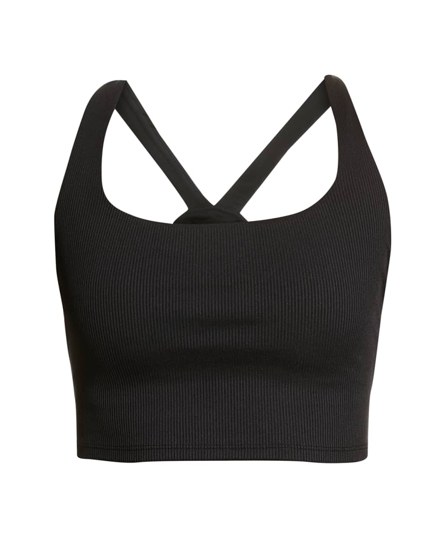 Image 1 of 5: Chic Ribbed Bra Tank Top