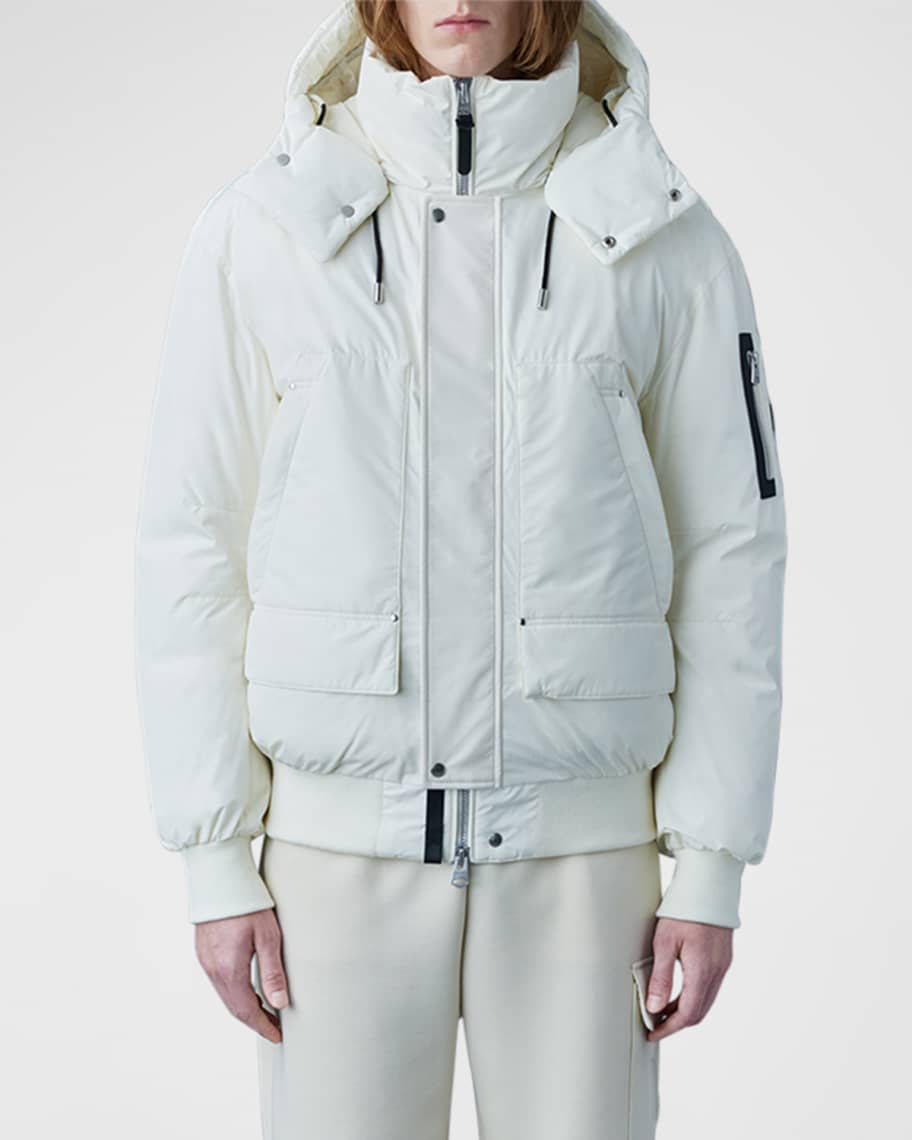 Mackage Men's Viggo Hooded Down Jacket Neiman Marcus