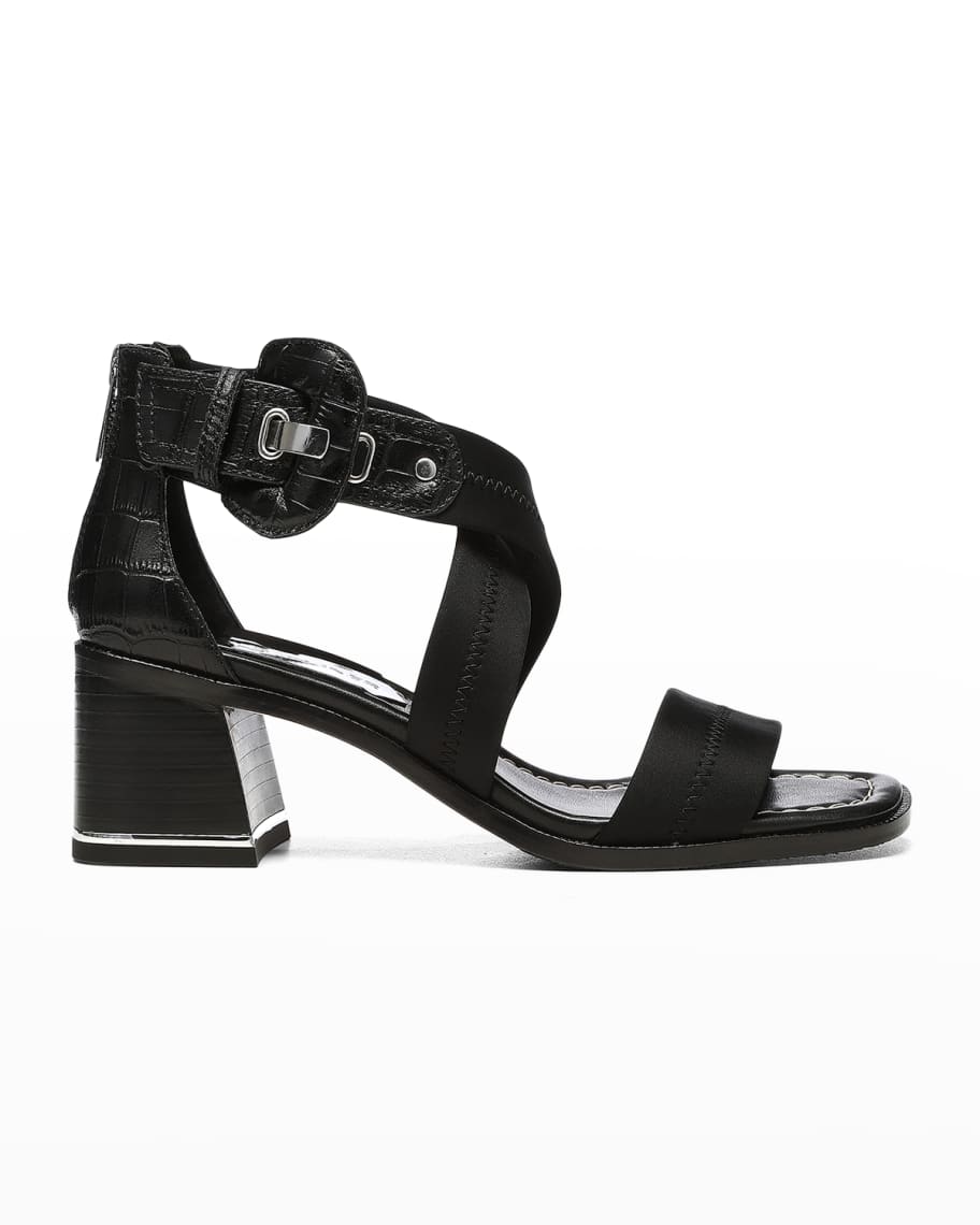 Donald Pliner Helen Crisscross Buckle Sandals | Neiman Marcus