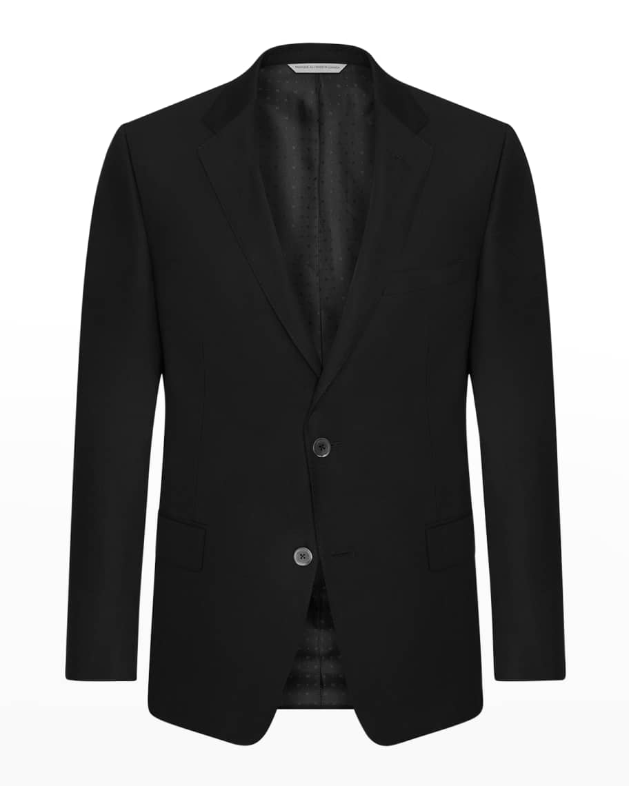 Samuelsohn Limited Men's Double-Twist Wool Blazer | Neiman Marcus