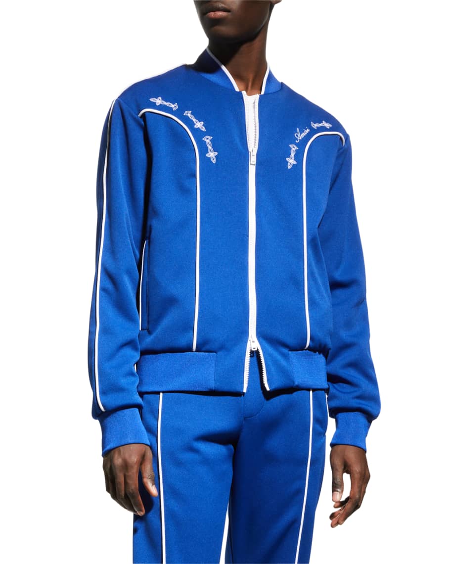 Amiri Men's Piped Western Track Jacket | Neiman Marcus