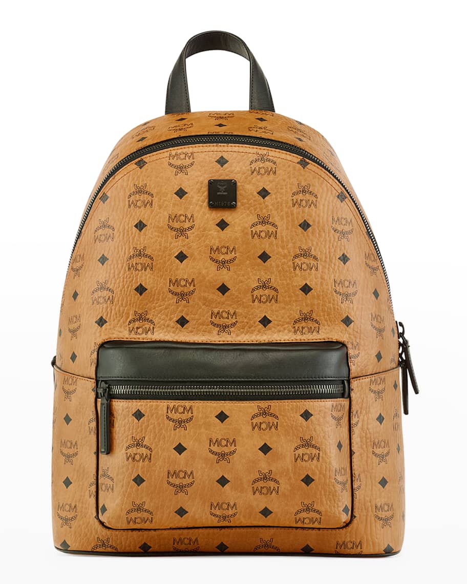 Christian Louboutin Explorafunk Small Men,Women Canvas,Leather Studded  Backpack,Shoulder Bag Orange