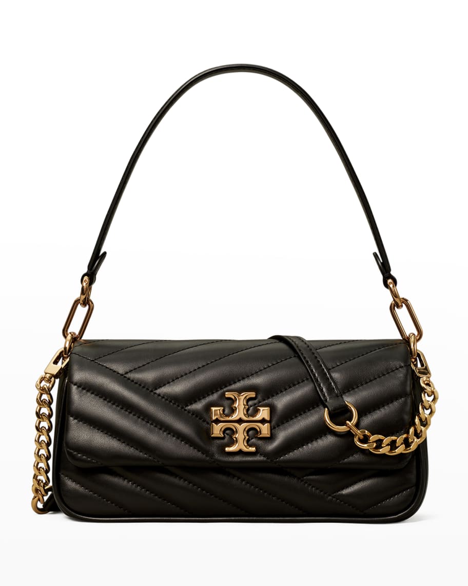 Tory Burch Kira Small Chevron-Quilted Flap Shoulder Bag