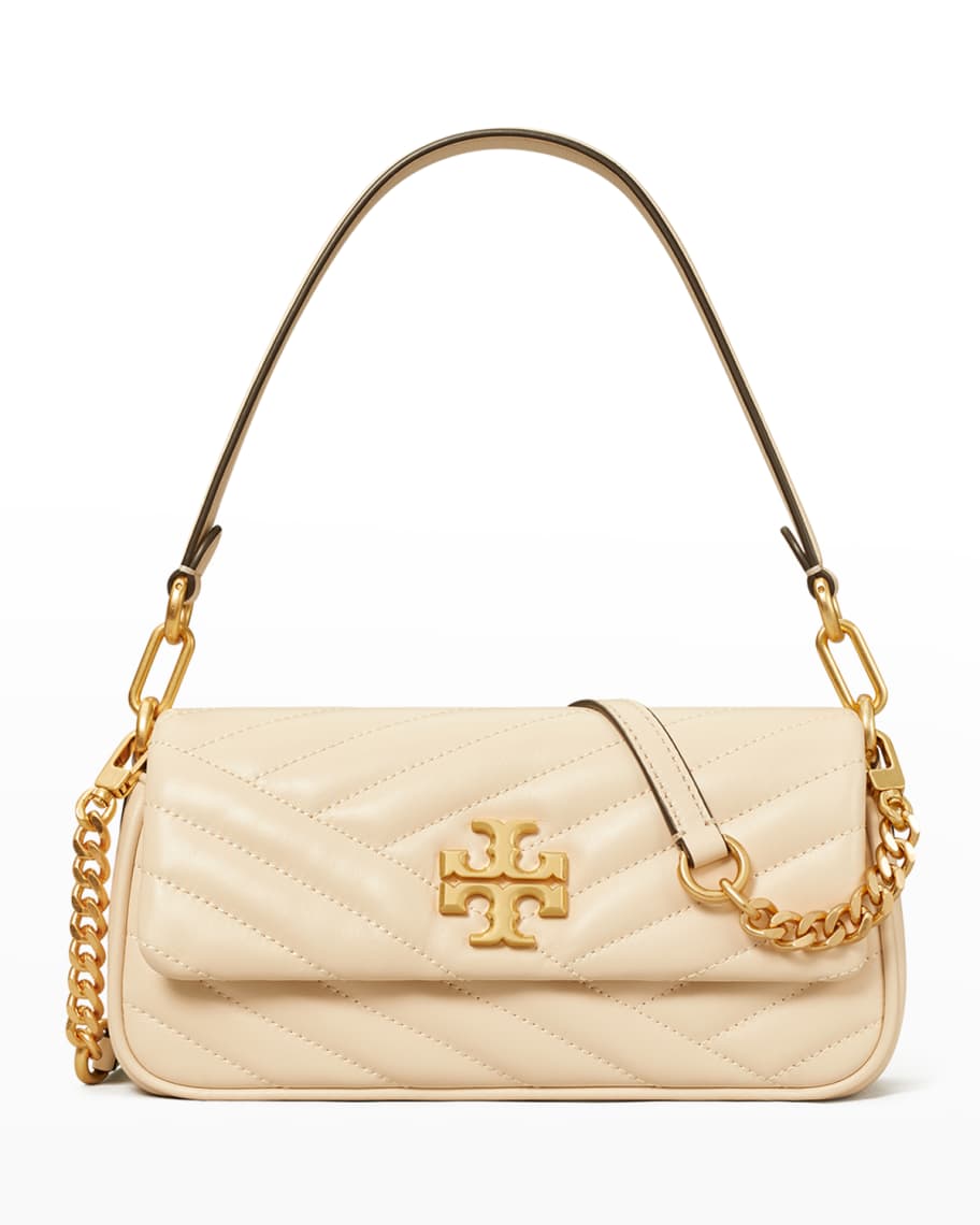 Tory Burch Kira Small Chevron-Quilted Flap Shoulder Bag